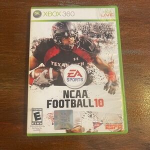 NCAA FOOTBALL 10 GAME XBOX 360